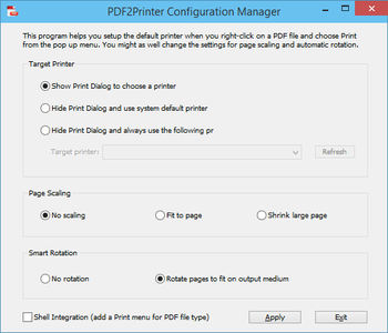 PDF2Printer for Windows 10 screenshot 2