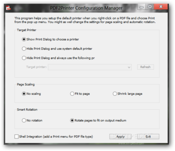 PDF2Printer for Windows 8 screenshot 2