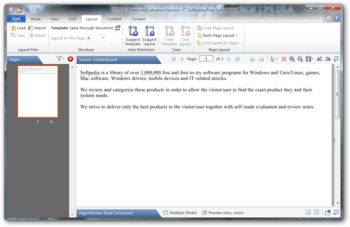 PDF2XL Enterprise: Convert PDF to Excel screenshot 4