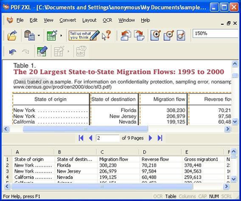 PDF2XL Enterprise: Convert PDF to Excel screenshot 3