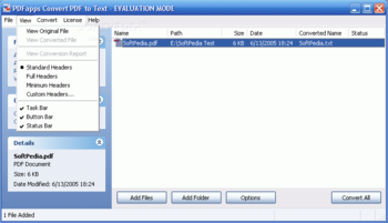 PDFapps Convert PDF to Text screenshot 2