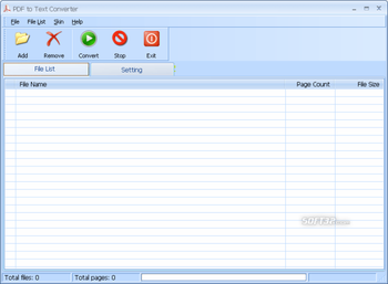 PDFArea PDF to Text Converter screenshot 3