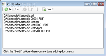 PDFBinder screenshot