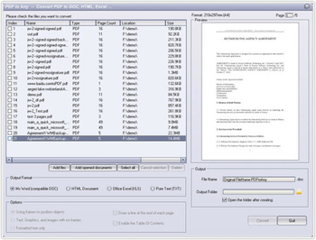 PDFCool Free PDF JPG Conversion screenshot