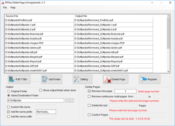 PDFdu Delete Page screenshot