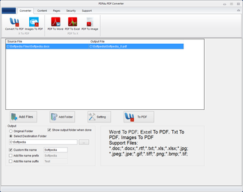 PDFdu PDF Converter screenshot 2