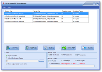 PDFdu Rotate PDF screenshot