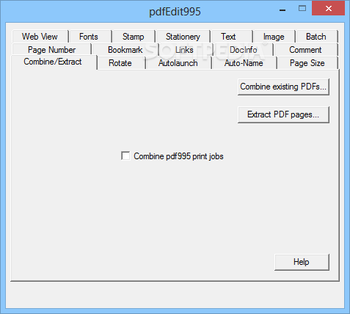 pdfEdit995 screenshot