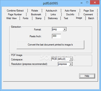 pdfEdit995 screenshot 16