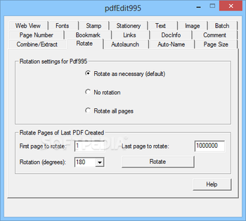 pdfEdit995 screenshot 2