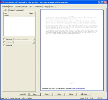 pdfFactory screenshot