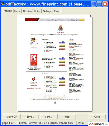 pdfFactory Pro screenshot