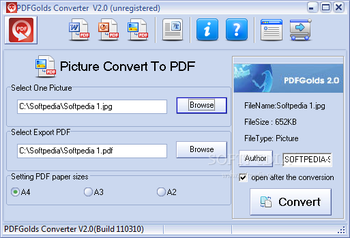 PdfGolds Converter screenshot 2