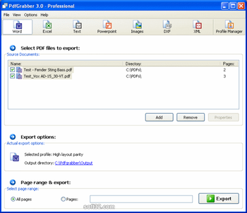 PdfGrabber screenshot 2