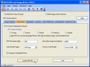 PDFill Free PDF and Image Writer screenshot 4