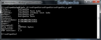 PDFInfo screenshot