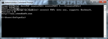 PdfMerge screenshot