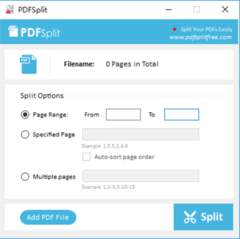 PDFSplitFree screenshot