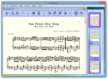 PDFtoMusic screenshot