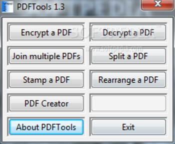 PDFTools screenshot