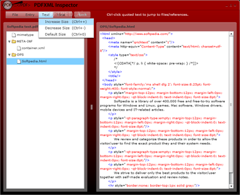 PDFXML Inspector screenshot 3