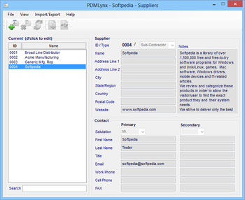 PDMLynx screenshot 2