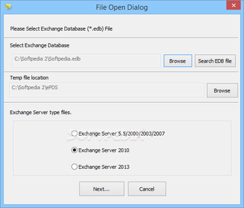 PDS Exchange EDB to EML Converter screenshot 2