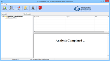 PDS Exchange EDB to EML Converter screenshot 3