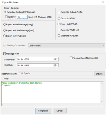 PDS OST Converter Tool screenshot 5