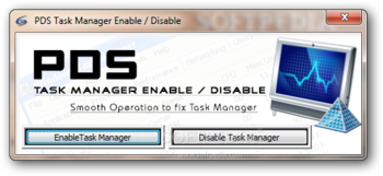 PDS Task Manager Enable / Disable screenshot
