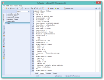 pdScript IDE Lite screenshot