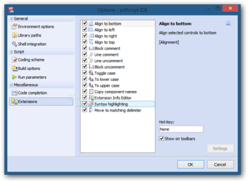 pdScript IDE Portable screenshot 12