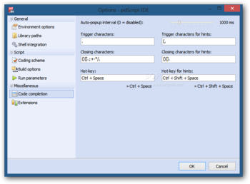 pdScript IDE screenshot 11