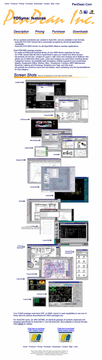 PDSYMS DXF Symbols Library screenshot 2