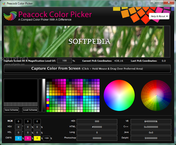 Peacock Color Picker screenshot