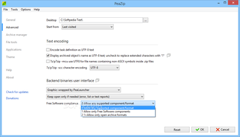 PeaZip screenshot 17