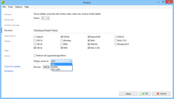 PeaZip screenshot 19