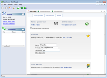 PeerAware screenshot 2