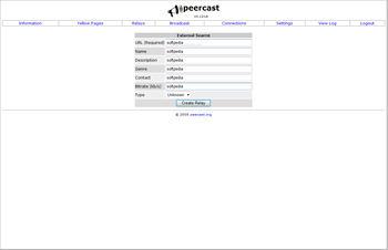 PeerCast screenshot 3