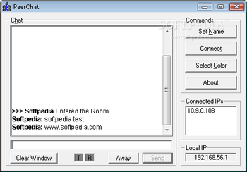 PeerChat screenshot