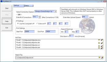 PeerMatrix screenshot