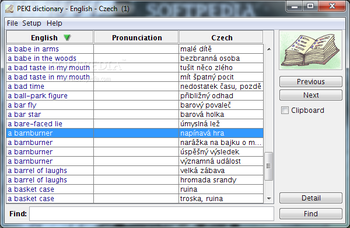 PEKI dictionary screenshot 2