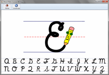 Pencil Pete's Cursive Handwriting screenshot