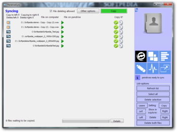PendriveSync screenshot
