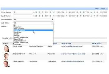 People Directory for SharePoint 2010 screenshot