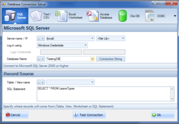 PeopleRes Data Manager screenshot 2