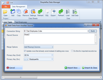 PeopleRes Data Manager screenshot 4