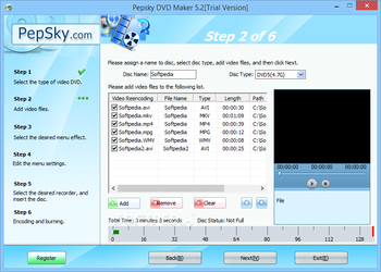 Pepsky DVD Maker screenshot 2