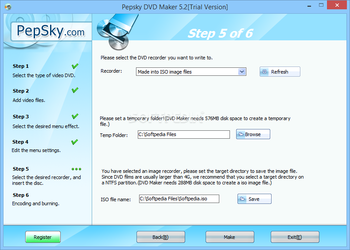 Pepsky DVD Maker screenshot 5
