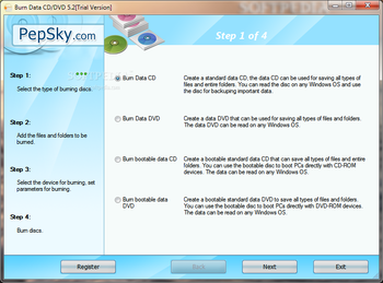 Pepsky Free CD Maker screenshot 2